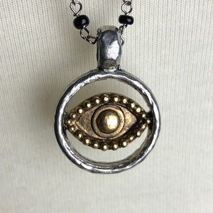 Leila Evil Eye Bead Necklace
